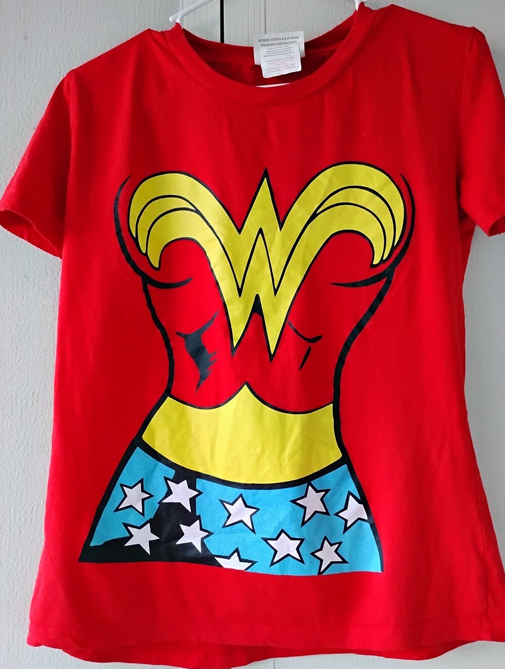 Wonder Woman Inspired Red Graphic Tee - Women's Top